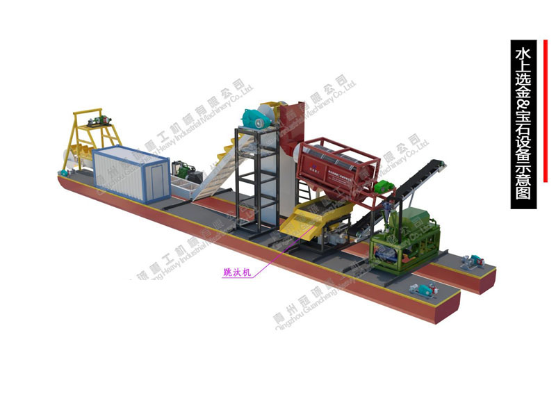 100-150方河道寶石重選礦設(shè)備